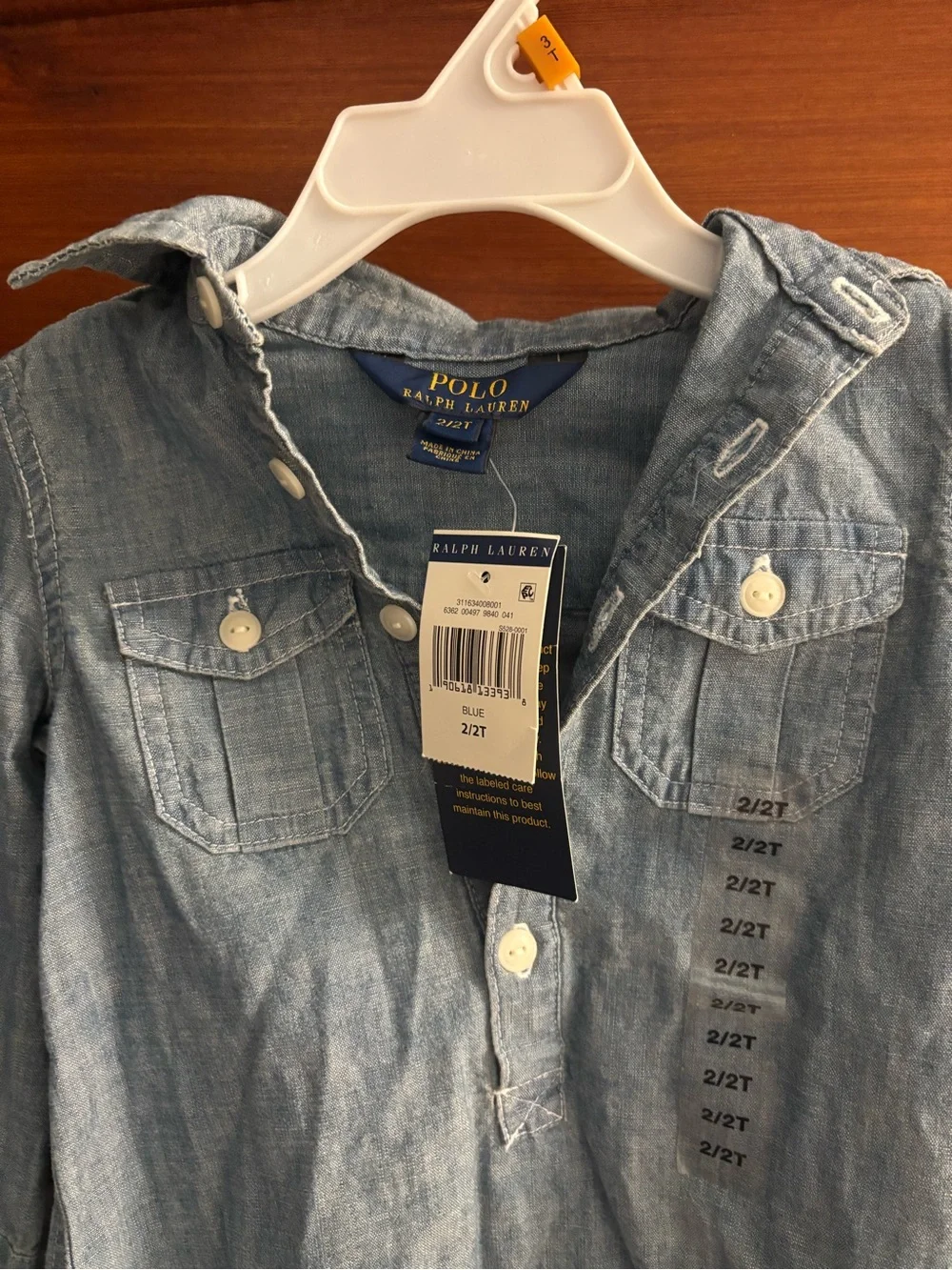 Ralph Lauren Light Blue Chambray Shirt Dress
